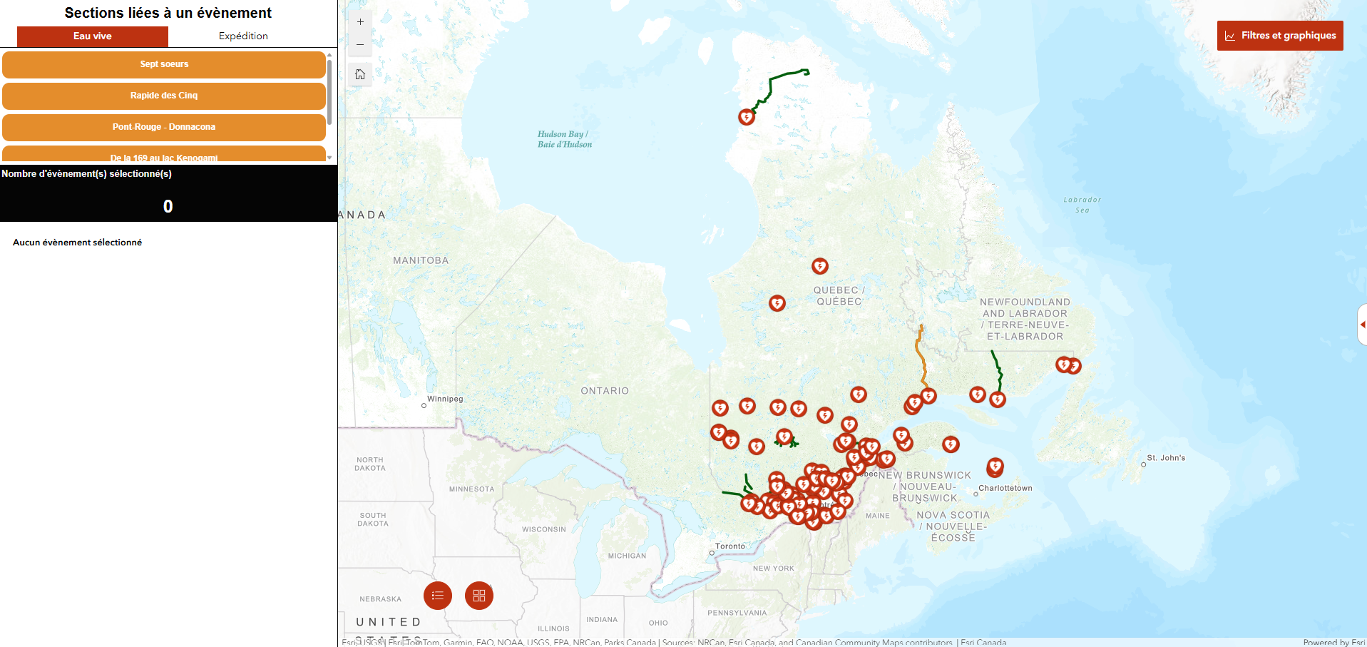 Carte interactive